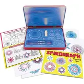 Spirograph Spielzeug Retro Blechdose - Kreatives Zeichenset für Kinder