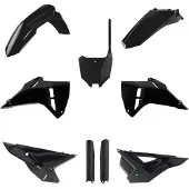 Polisport 9 Verkleidungskit Schwarz für Honda CRF