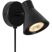 Nordlux Wandleuchte Eik schwarz
