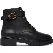 Lauren-ftw Schnürschuhe Allyson Logo Bo Bte 802P12046001 Schwarz 40