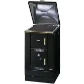 Wamsler wasserf. Küchenofen | K 158 CL | Glaskeramik | 22 kW | Schwarz/Gold