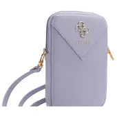 GUESS PU Grained 4G Metal Logo Wallet - purple