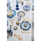 Pip studio Schüssel Dot Delight Light Blue-Gold 20 cm (2er-Set)