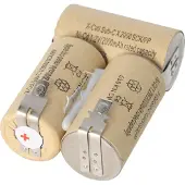 AccuCell Akku passend für Hand-Staubsauger 3,6 Volt FASTON 4,8 mm