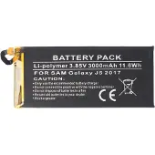 AccuCell Akku passend für Samsung Galaxy J5 2017, Li-Polymer, 3,85V, 3000mAh, 11,6Wh, built-in, ohne Werkzeug