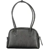 Coccinelle Paki Handtasche schwarz genarbtes Leder