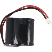 AccuCell Notleuchtenakku NiMH 2,4V 4000mAh F1x2 Baby C mit 150mm Kabel und Stecker ersetzt Zumtobel 00072882