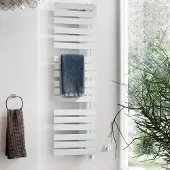 Hsk Yenga Handtuchwärmekörper 60 x 182,4 cm werkseitig befüllt, Heizstab 2 rechts unten