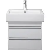 Duravit Waschtischunterschrank Ketho 55x44cm, we ma, 2 Schubk., wandhängend