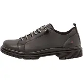 Art für Damen. 118971101003_001 1897 Birmingham Lederschuhe schwarz (37), Schnürsenkel, Lässig