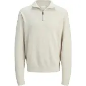 Jack & Jones Einfarbig Strickjacke Mit Viertelreißverschluss
