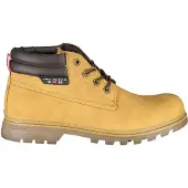 Carrera Herren Gelbe Schnürstiefel mit Kontrastdetails und Logo-Design