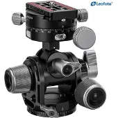 Leofoto Geared head with GR-3 geared panning adapter