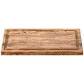 WAS Germany Servierbrett PURE OLIVE, 35 x 20 cm, Olivenholz