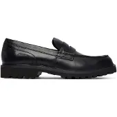 Clarks Shoes Loafer Berwick Low im klassischen Design 1216 Black Leather 44