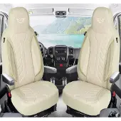 BREMER SITZBEZÜGE Wohnmobil Sitzbezüge & Schonbezüge für Chausson X exclusive line | Passgenaue Vordersitzbezüge | Teilintegriert, Kastenwagen & Alkoven | Sitzbezug Fahrer & Beifahrersitz