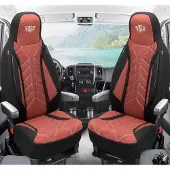 BREMER SITZBEZÜGE Wohnmobil Sitzbezüge & Schonbezüge für Fiat Ducato Citroen Jumper Peugeot Boxer | Passgenaue Vordersitzbezüge | Teilintegriert, Kastenwagen & Alkoven | Sitzbezug Fahrer & Beifahrersitz