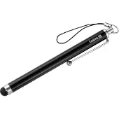 Sandberg Touchscreen Stylus Pen Saver, Universal, Jede Marke, Schwarz, Silber, Metall, Gummi, 1 Stück(e), 100 mm