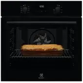 AEG Electrolux Einbaubackofen / Reinigung mit Wasserdampf / Touch-Bedienung / Grillfunktion / A / Schwarz OEF5H50Z