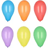 Papstar Luftballons Ø 19 cm farbig sortiert "Rainbow" 120 Stück