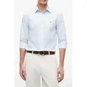 Tommy Hilfiger Flex Poplin Small Print Shirt Sweet Blue/allover Größe: L | Casual hemden Outlet | Herren | Blau