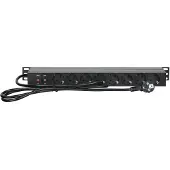 SHOWGEAR 19" 1U Main Power Strip 16