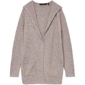Vero Moda Strickjacke "VMDOFFY LS OPEN HOOD CARDIGAN GA NOOS" Materialmix, regular fit