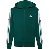 Adidas Essentials Hoodie für Kinder, Farbe: "Collegiate Green / White"