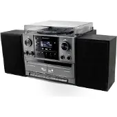Soundmaster MCD5600SW, Schwarz, 2 Deck(s), 10 W, DAB+, FM, 3,5 mm, AC