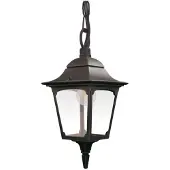 Elstead Lighting Außenleuchte, Pendelleuchte, Alu, Glas, Schwarz, D 20,5 cm