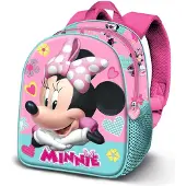 KARACTERMANIA Minnie 3d Elite Charm 7.5l 30x25x10 Cm Rucksack Rosa Kinder Rosa One Size