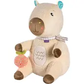 Fehn Kuscheltier Capybara XL für Babys und Kleinkinder ab 0 Monaten geeignet