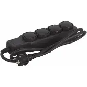 Showtec Multisocket Schuko 4-way 3x 1.5 mm² 1.5 m