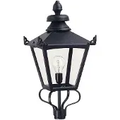 Elstead Lighting Elstead Grampian Außen-Stehleuchte E27 68cm Schwarz, UK
