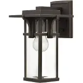 HINKLEY Elstead Manhattan Außen-Wandleuchte E27 30cm Ölgeriebene Bronze IP44