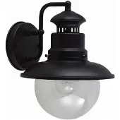 Garden Zone Elstead Shipston Außen-Wandleuchte E27 Schwarz IP44