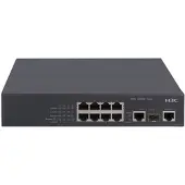 HP A A3100-8 DC EI, Managed, L2, Vollduplex