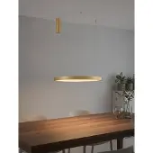 Lyora PERRINE LED Pendelleuchte Gold 40W Warmweiss 150x60cm dimmbar 9345619