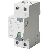 Siemens 5SV3614-6KL FI-Schutzschalter, 2-polig, Typ A, In: 40 A, 300 mA, Un AC: 230 V, N-links 5SV36146KL
