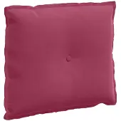 vidaXL Rückenkissen Weinrot 60 x 50 cm Cordstoff