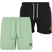 Urban Classics Badeshorts "Herren Block Swim Shorts 2-Pack"