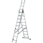 Hailo HobbyStep combi Mehrzweckleiter 3x9 Sprossen