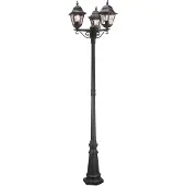 Elstead Lighting Elstead Norfolk Außen-Stehleuchte E27 3-fach Schwarz IP43