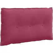 vidaXL Rückenkissen Weinrot 80 x 50 cm Cordstoff