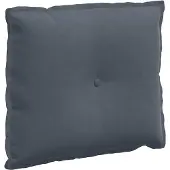 vidaXL Rückenkissen Dunkelgrau 60 x 50 cm Cordstoff