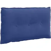 vidaXL Rückenkissen Polizeiblau 80 x 50 cm Cordstoff