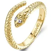 Brosway Original Gold Plated Ring Snake Chakra Bhkr006