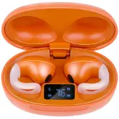 Grundig Wireless Earbuds Bluetooth – Kabellose Ohrhörer mit LED-Anzeige und Ladeetui – In-Ear mit OWS-Technologie und USB-C-Ladegerät – Orange