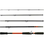 Shimano STC AX Casting, 2,4m, 7,87ft, 30-100g, 5 Teile, Baitcasting Reise Angelrute, fast Action, STCAXC24XH