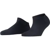Falke Sneakersocken "ClimaWool", Damen, Gr. 41-42, blau (schwarz navy (6370)), Obermaterial: 44% Polyamid PA. 28% Lyocell CLY. 28% Schurwolle WV., Socken Sneakersocken
